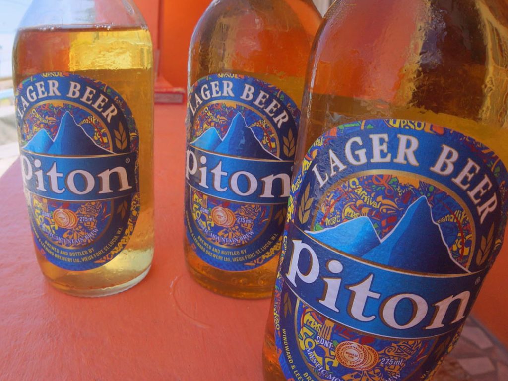 St. Lucia Piton Beer