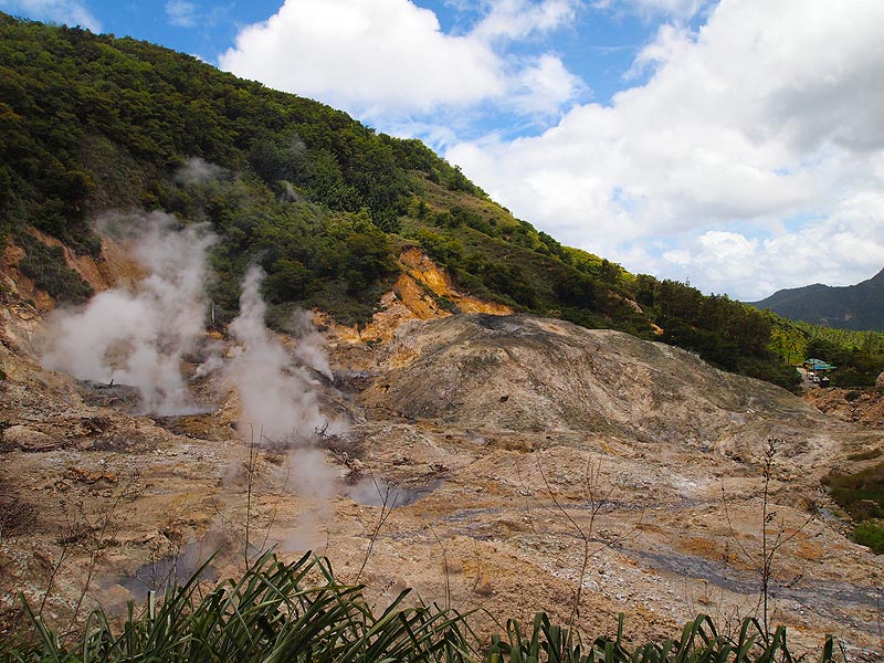 Sulphur Springs in St. Lucia