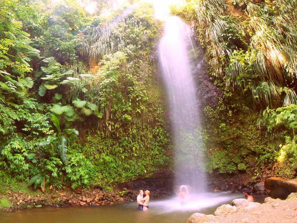 Tourille Waterfall St. Lucia