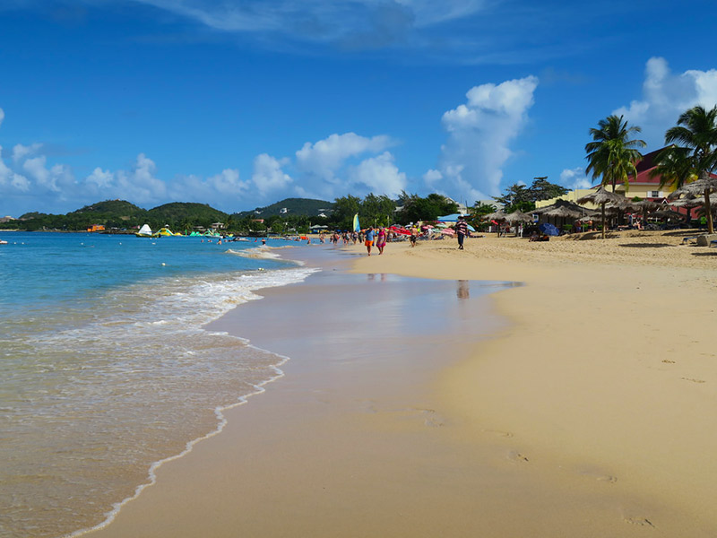 Reduit Beach in St. Lucia