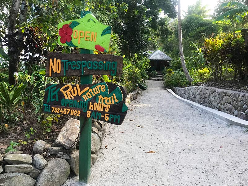 Tet Paul Nature Trail Entrance