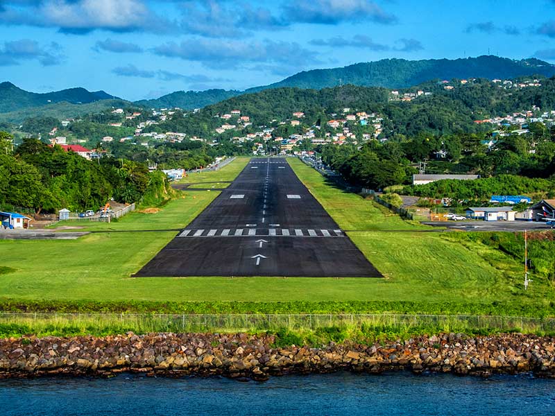 George FL Charles St. Lucia Airport