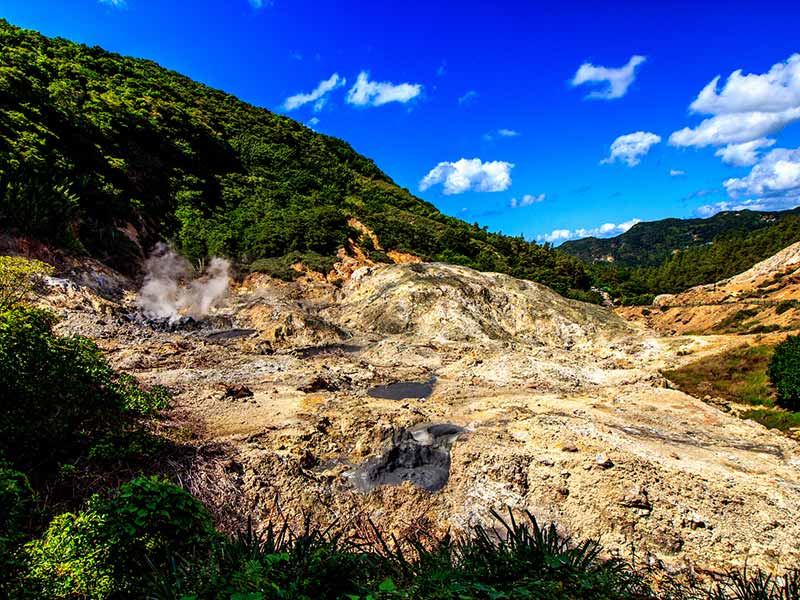 St. Lucia Landmarks - Sulphur Springs