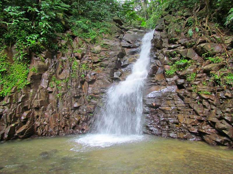 En Bas Saut Nature Trail Waterfall