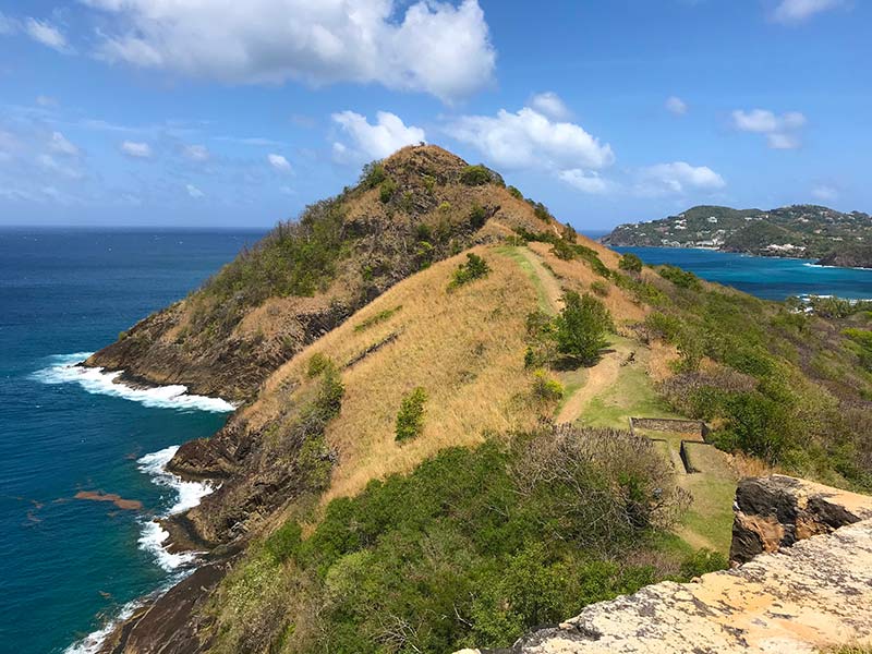 Pigeon Island National Park - Hiking Trail to Signal Peak