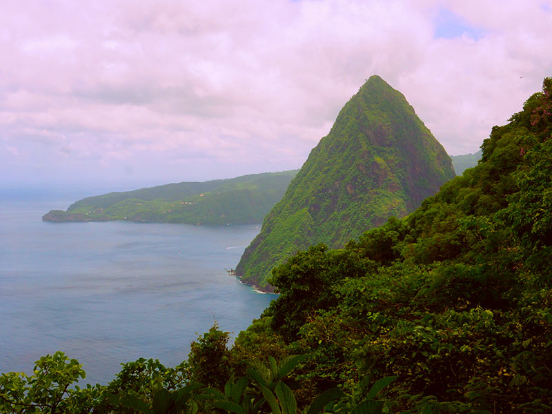 View on Gros Piton Nature Trail