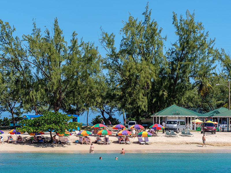 Beach Near St. Lucia's Cruise Port