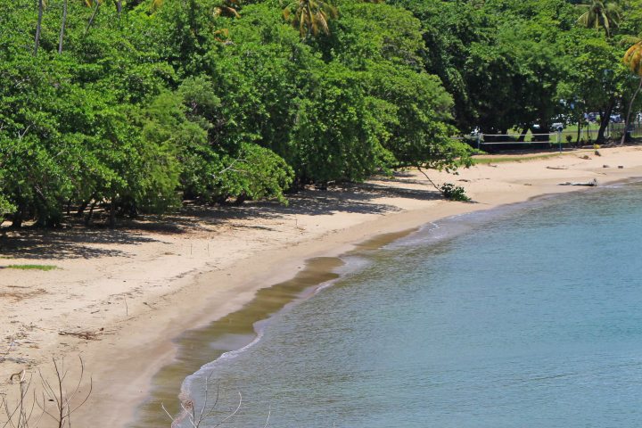 Choc Beach along the Castries-Gros Islet Highway.