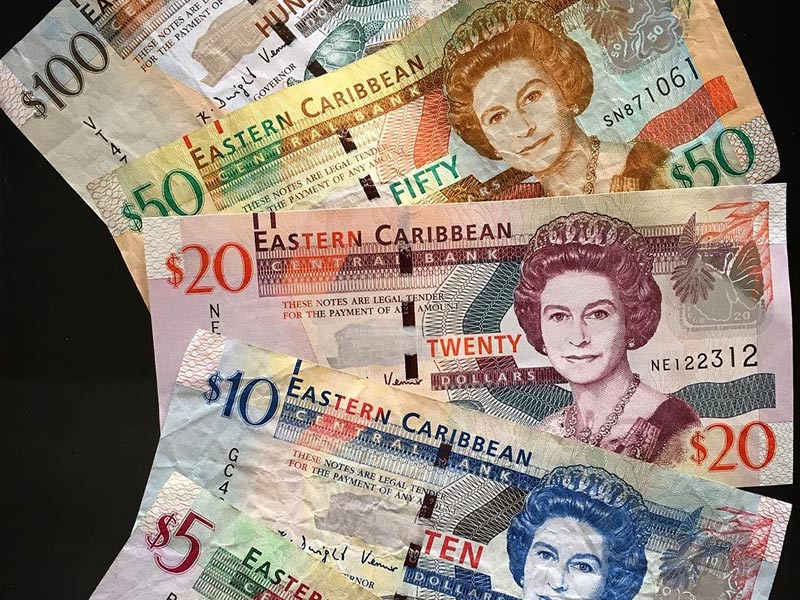 St. Lucia Currency - Eastern Caribbean Dollars